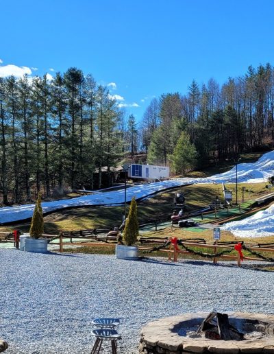 Snowtubing hill at Scaly Mountain.