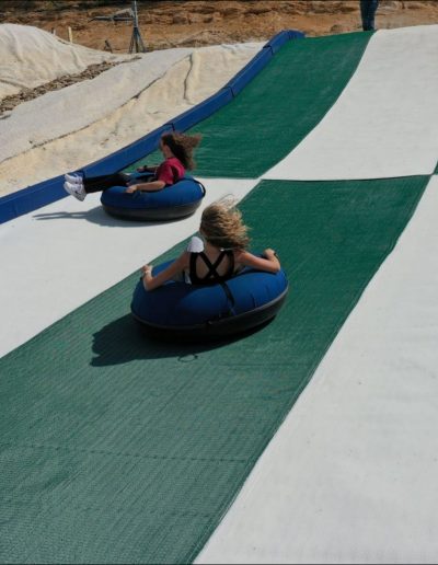 Snowless tubing near Asheville, NC.