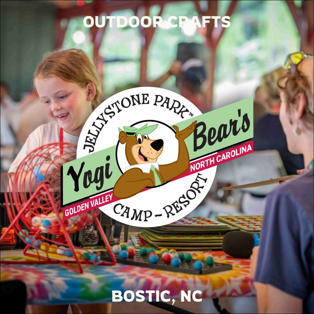 Featured image for outdoor crafts at jellystone park in Bostic, NC.