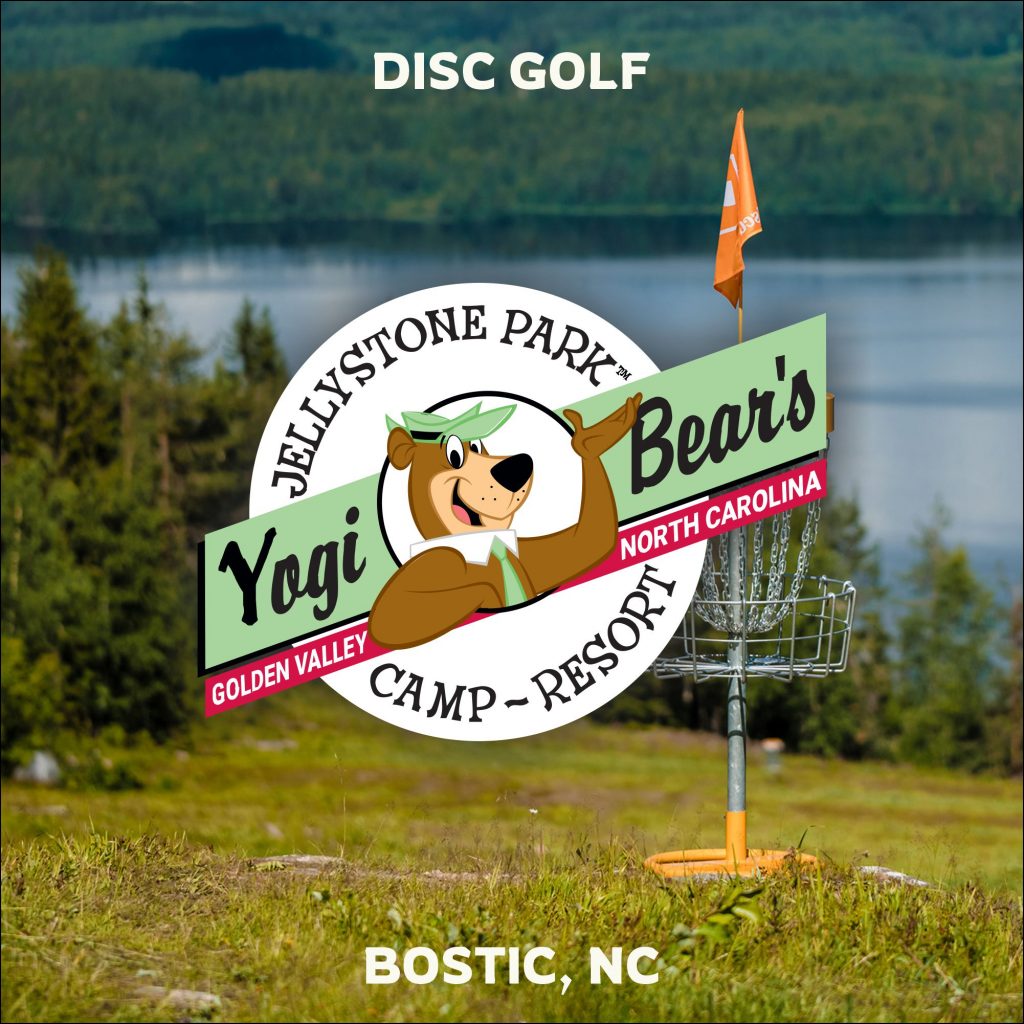Featured image for disc golf at Jellystone Park campground in Bostic, NC.