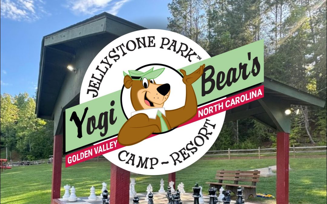 Featured image for lawn games at yogi bear campground in North Carolina mountains.