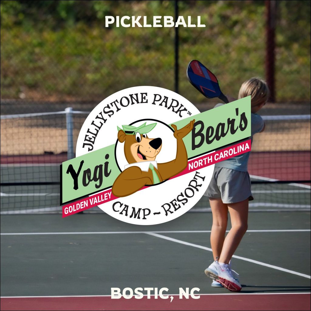 Featured image for pickleball at Jellystone Park in Bostic, NC.
