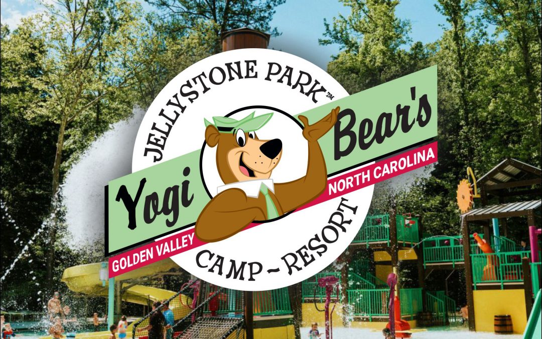Featured image for waterpark at Jellystone park in Golden Valley, NC.