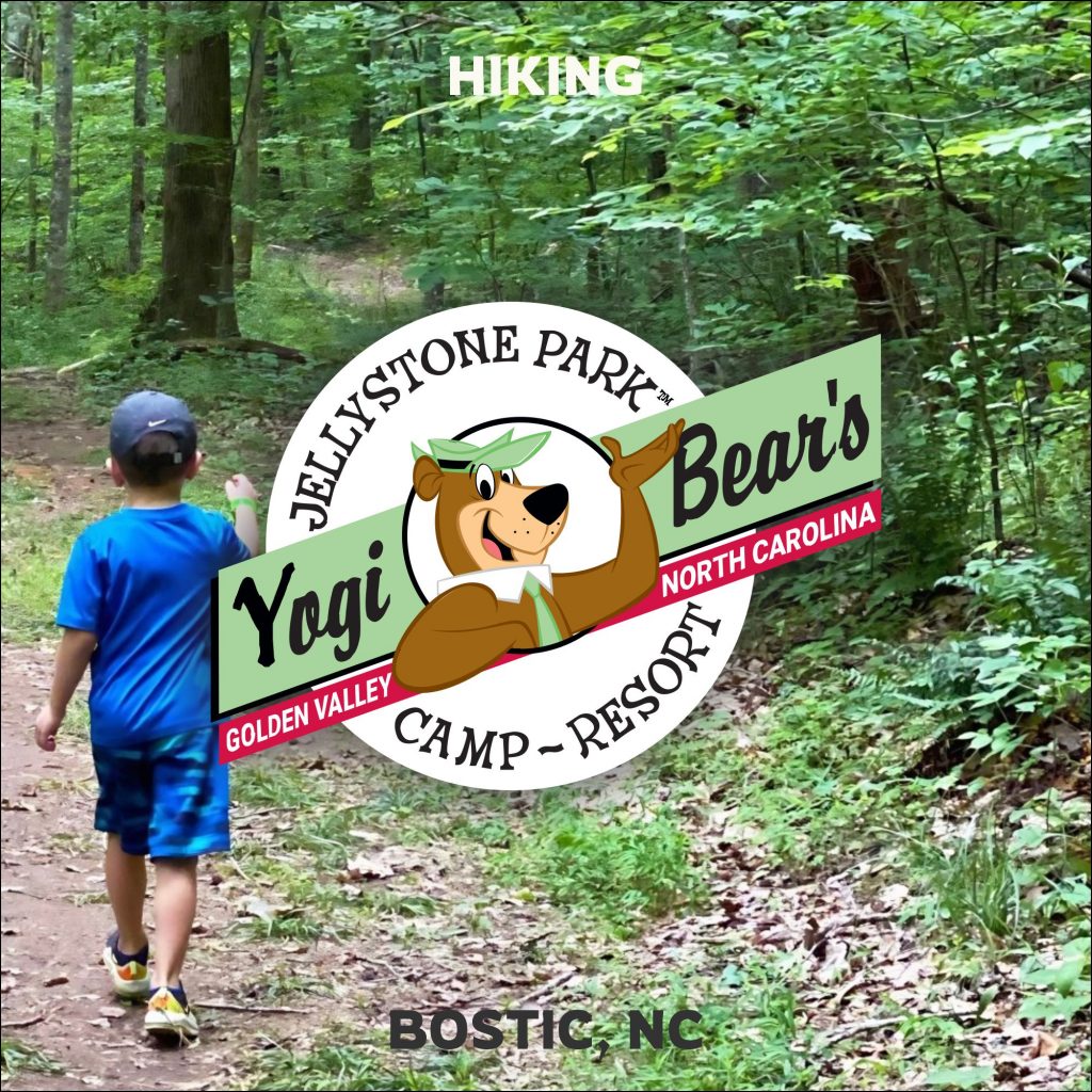 Featured image for hiking at Jellystone Park in Golden Valley, NC.