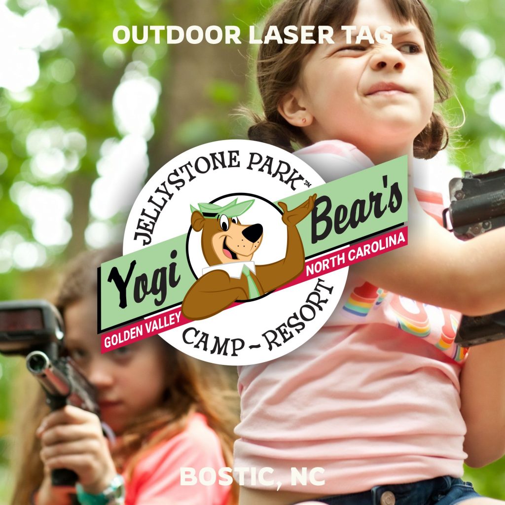 Featured image for outdoor laser tag at campground in NC mountains.