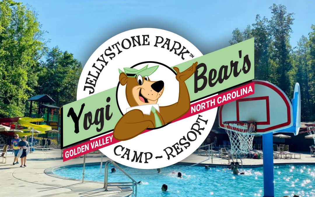 Featured image to promote the pool at Jellystone Park in Bostic, NC.