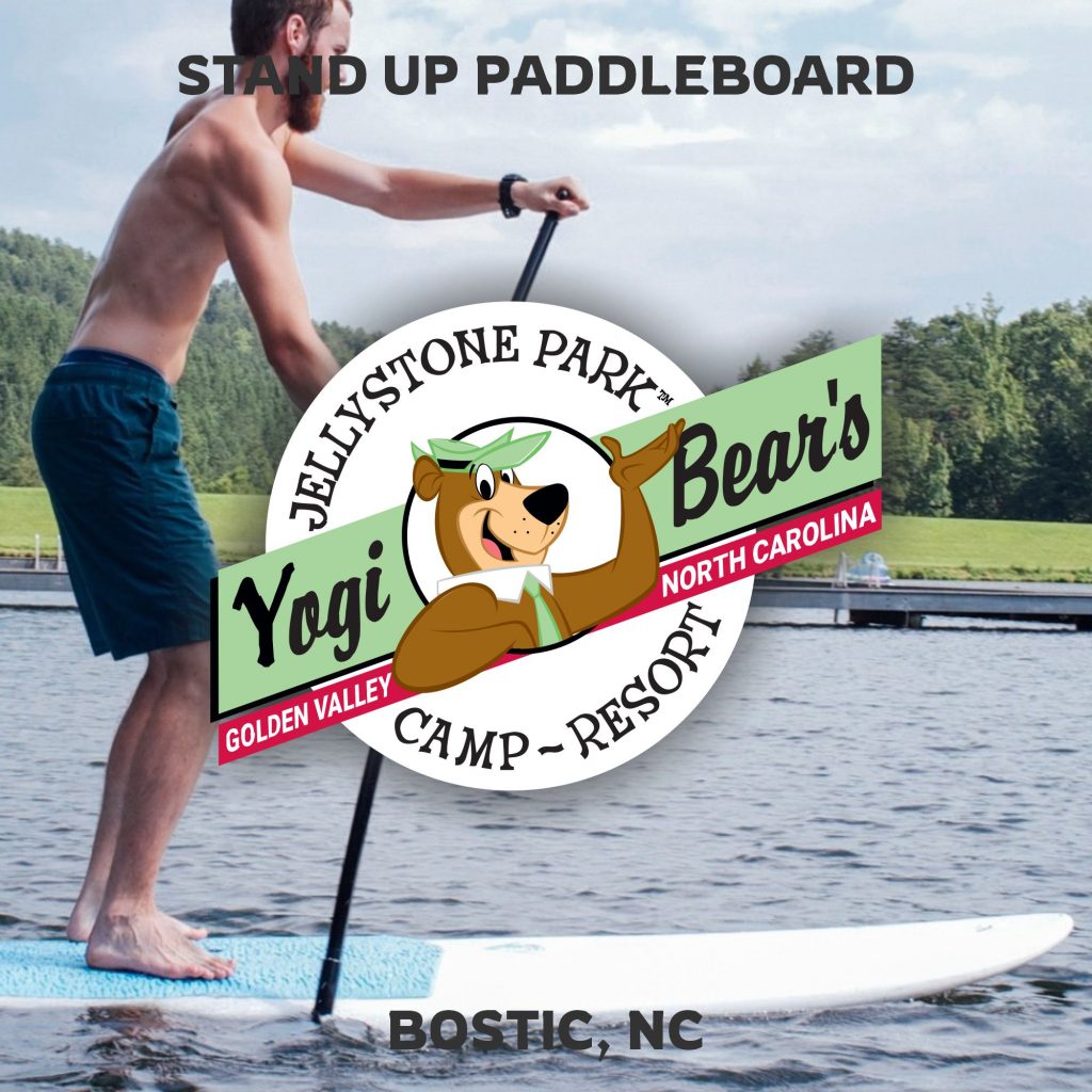 Featured image for stand up paddleboard at Jellystone Park Golden Valley in Bostic, NC.