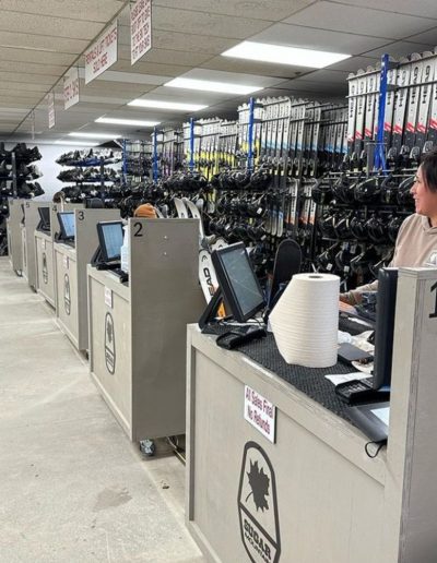 Ski and snowboard equipment rentals at Sugar Mountain Resort near Lenoir, NC.