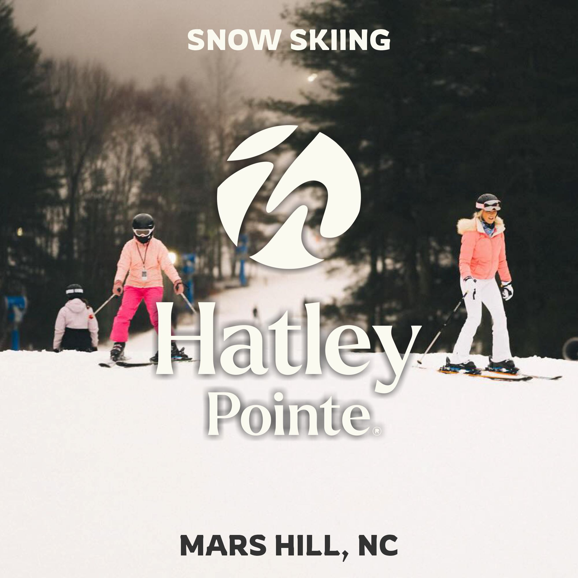 "Hatley Pointe ski resort in Mars Hill NC winter mountain view"