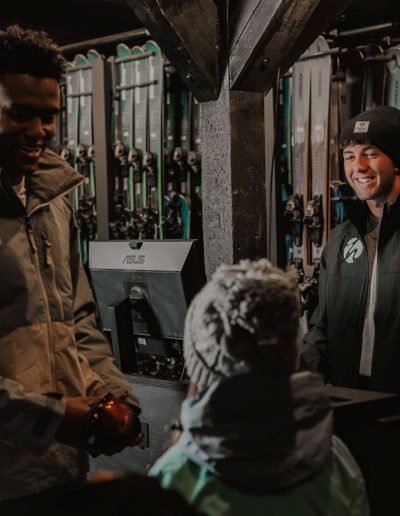 Snowmaking machines at Hatley Pointe resort
