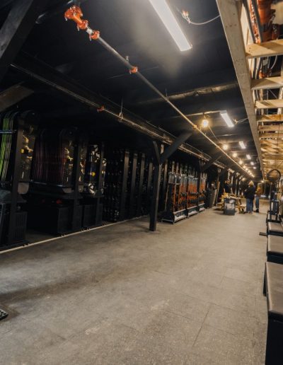 Hatley Pointe chairlift ride in winter