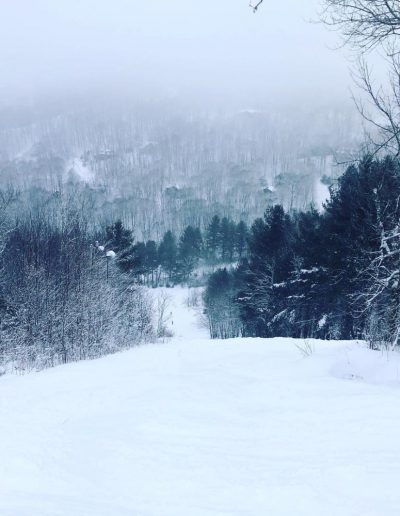 "Intermediate ski run at Hatley Pointe Mars Hill NC"