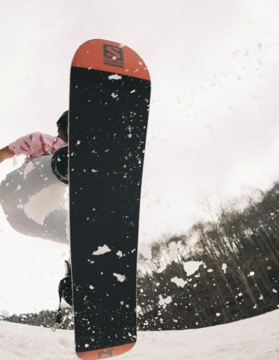 Hatley Pointe mountain summit winter overlook