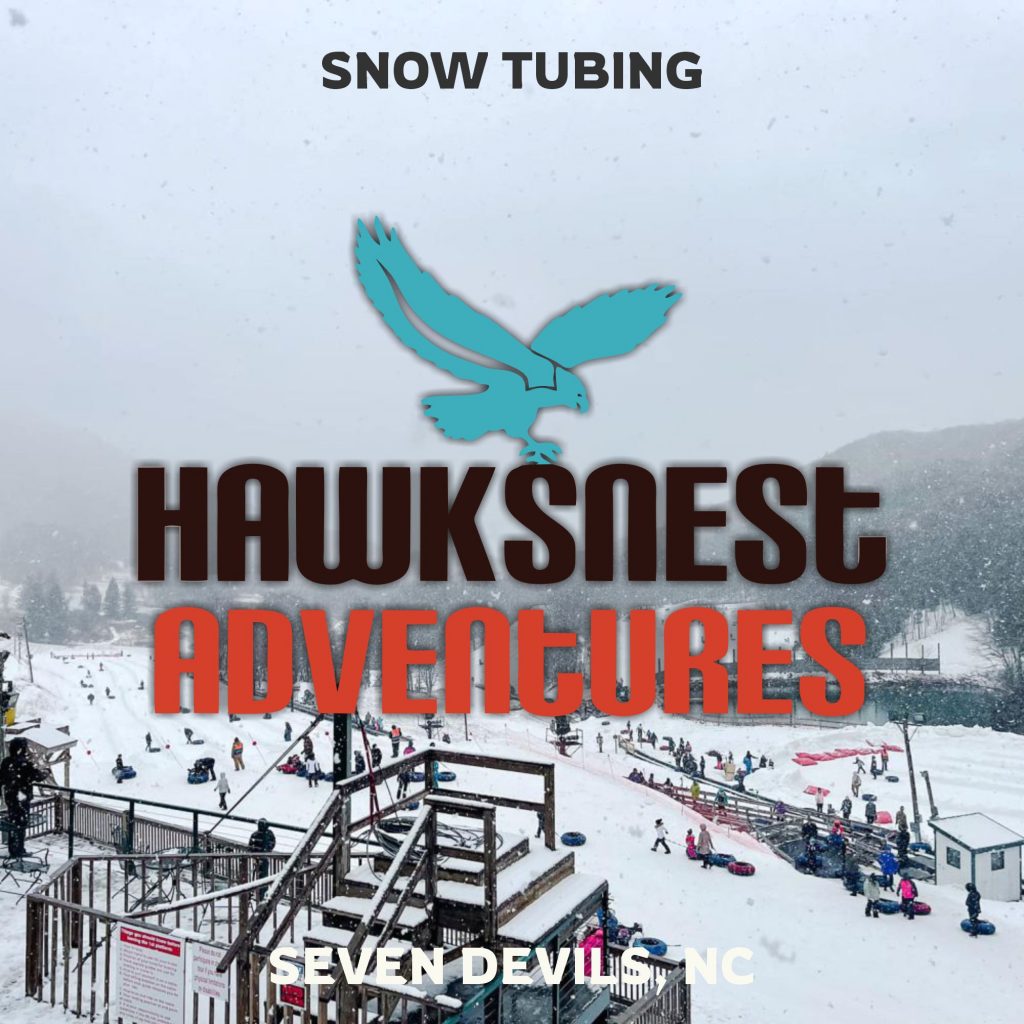 Featured image for snow tubing park, Hawksnest, in Seven Devils, NC.