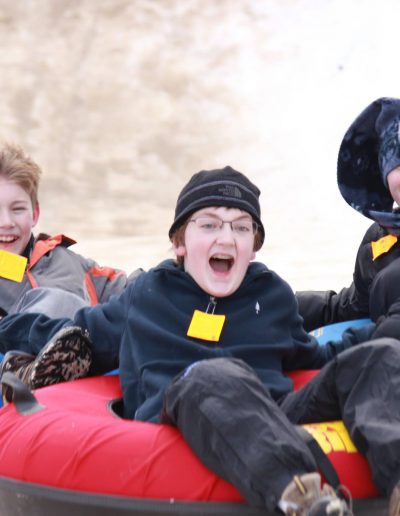 Blue Ridge Mountain snow tubing experience