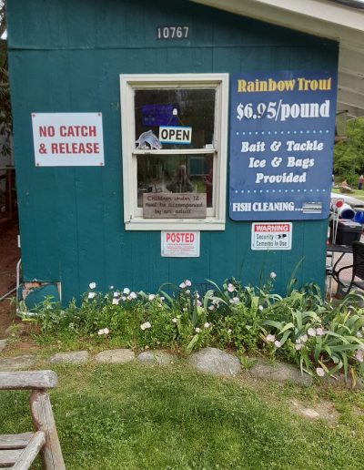 stocked trout pond High Country NC