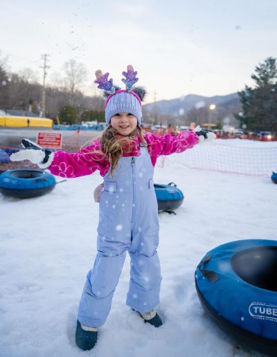 Tube World Maggie Valley NC snow tubing