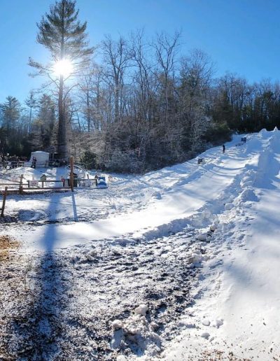 rustic snow tubing park NC