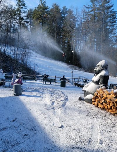 holiday snow tubing in Hendersonville
