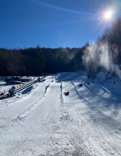 snow tubing in Newland North Carolina