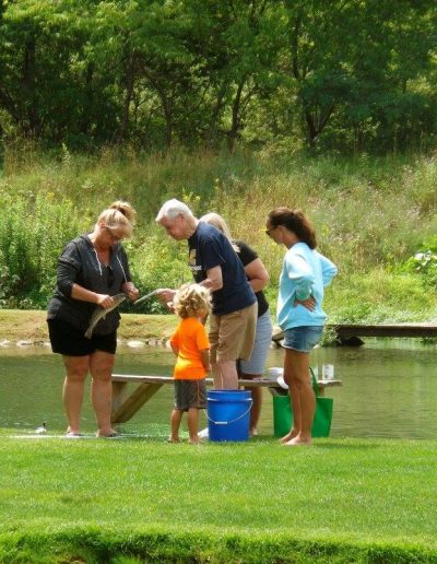 scenic fishing pond Western NC