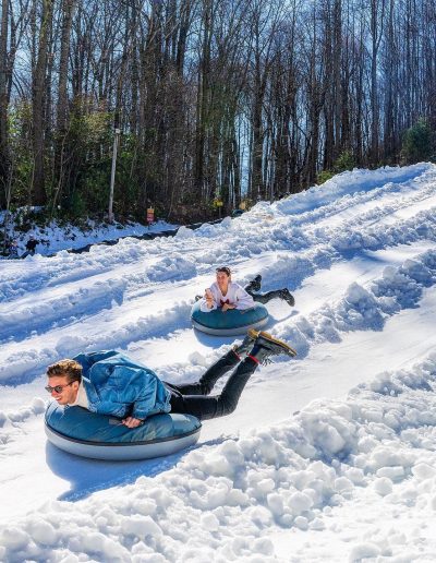 Western North Carolina snow tubing park