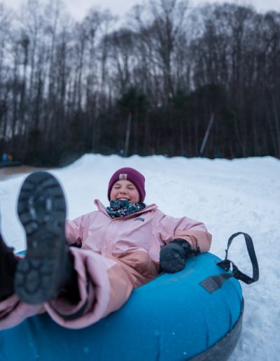 Maggie Valley NC holiday snow tubing