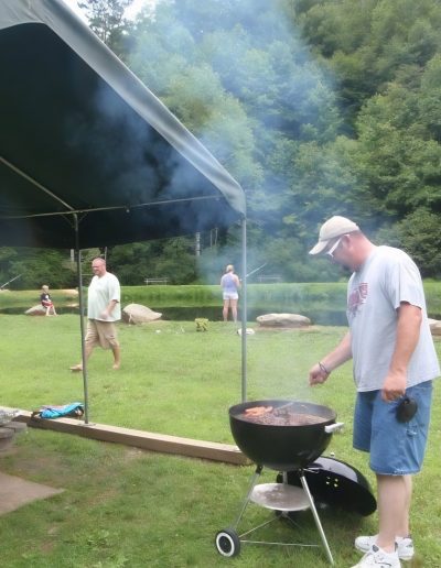 Cooper Creek Trout Farm Bryson City NC fishing pond