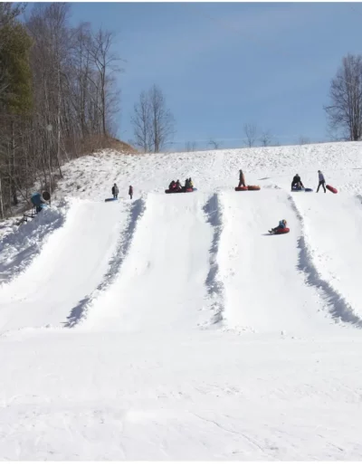 family snow tubing Western NC