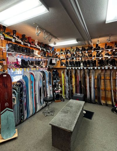 Ski shop at ski resort near Lenoir, NC.