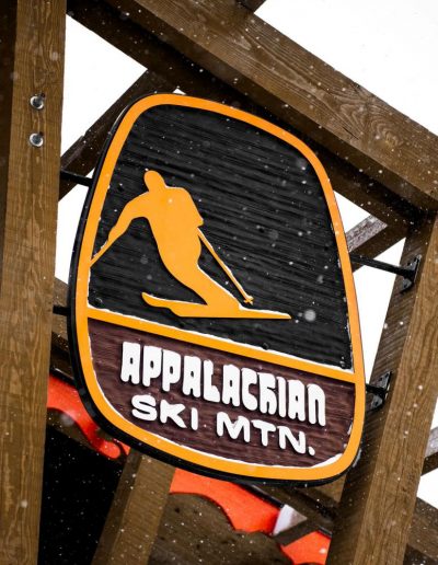 Appalachian Ski Mtn winter view near Boone NC