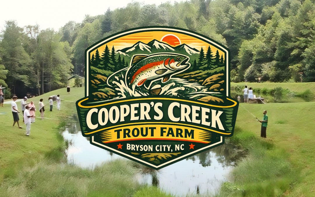 Pond Fishing Cooper’s Creek Trout Farm NC