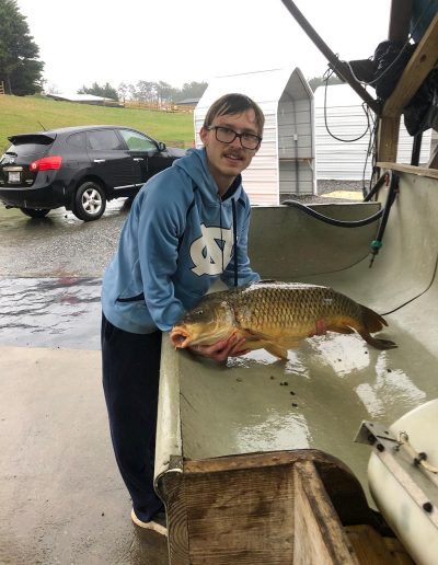 big carp fishing Vale NC