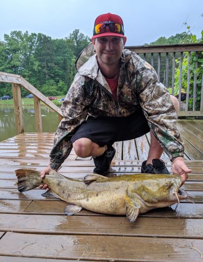 peaceful pond fishing in NC