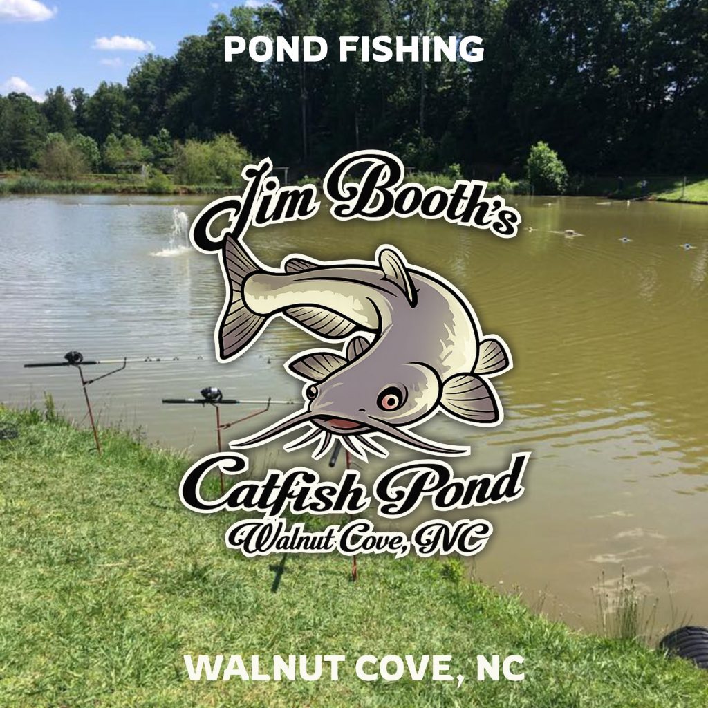 rod and reel fishing pond NC
