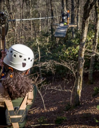 three story ropes course Blowing Rock