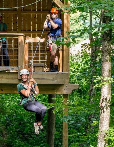 adventure park with zip lines North Carolina