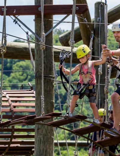 Foothills Adventure Park kids ropes course