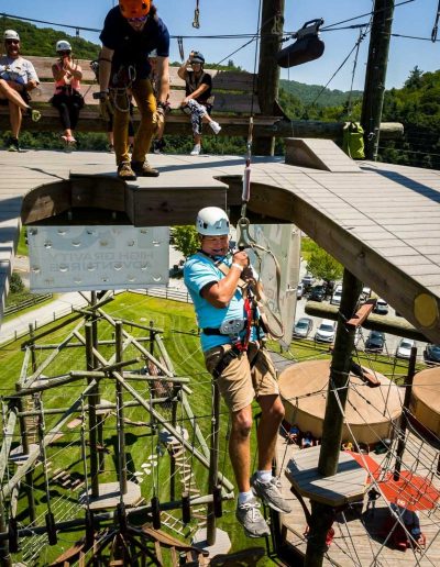 outdoor climbing course Boone NC