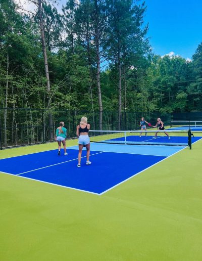 Fantasy Lake Water Park lake beach and floating playground in Wake Forest NC