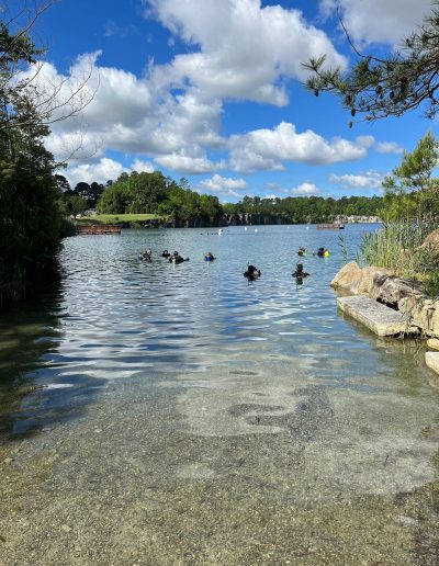 Fantasy Lake quarry scuba diving near Raleigh North Carolina