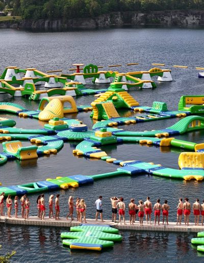 Junior water park and splash pad at Fantasy Lake Adventure Park