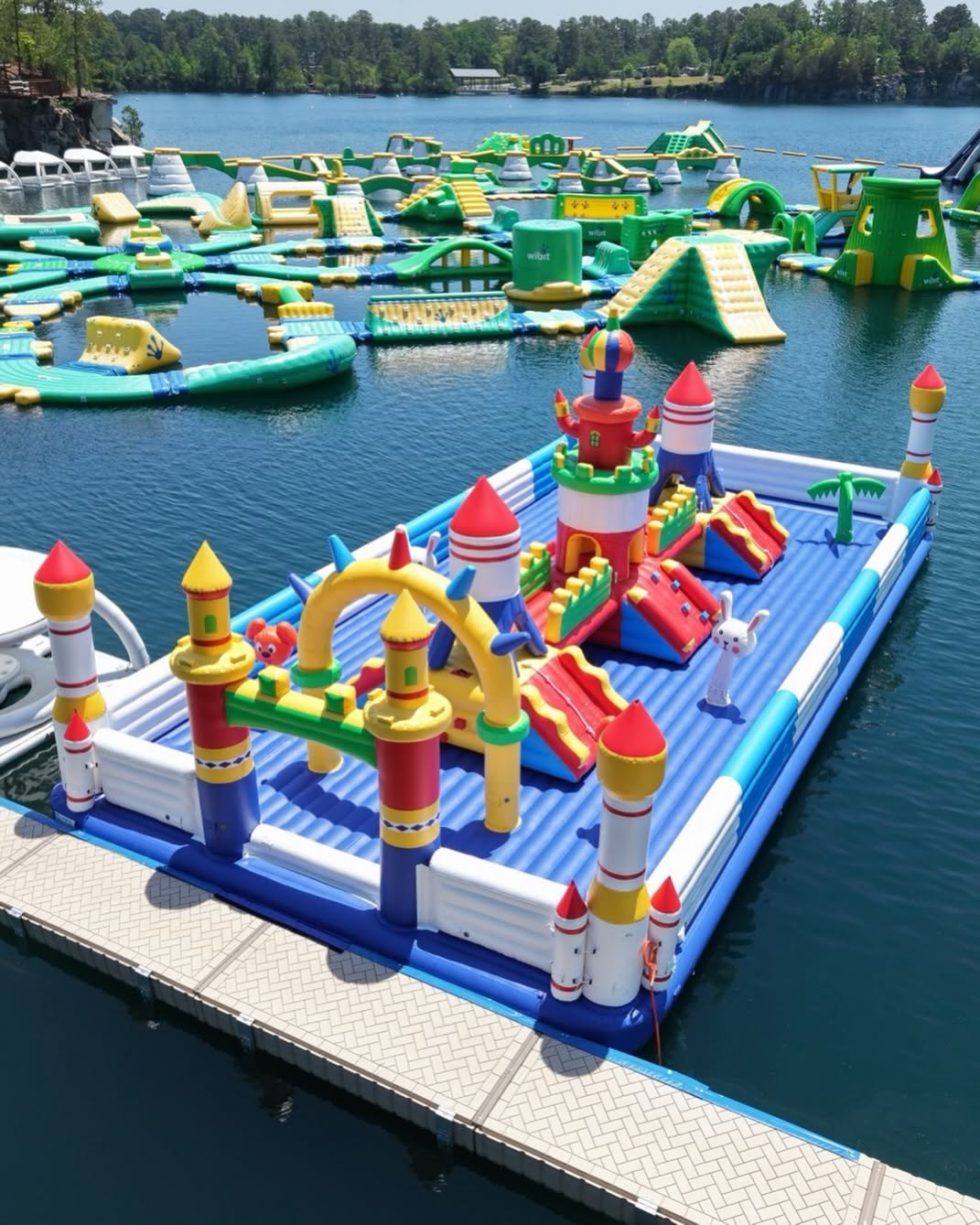 LAKE INFLATABLE PARK AT FANTASY LAKE NC | Earnhardt Outdoors
