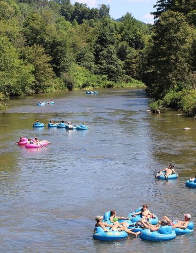 Class II to V whitewater funyak trip through Wilson Creek