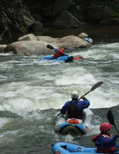 Full-day French Broad River whitewater rafting from Banner Elk NC
