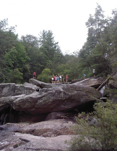 Beginner-friendly kayaking activity on the calm New River