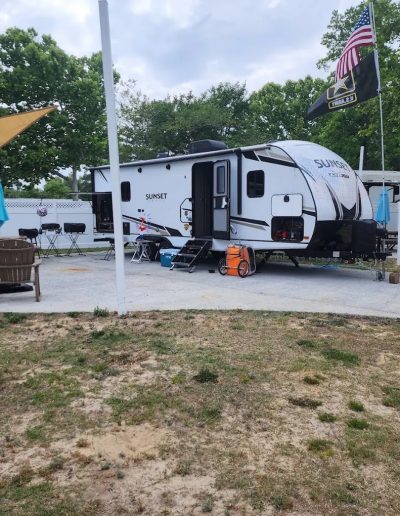 Camp Clearwater tent camping White Lake North Carolina