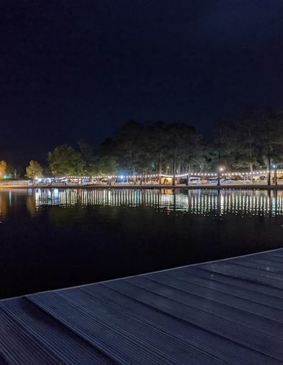 RV site at Camp Clearwater White Lake