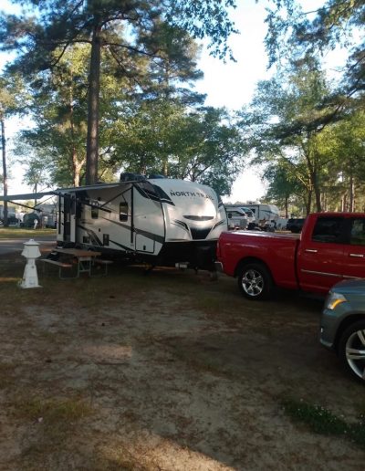 Family camping at White Lake NC