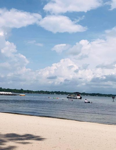 White Lake clear water swimming